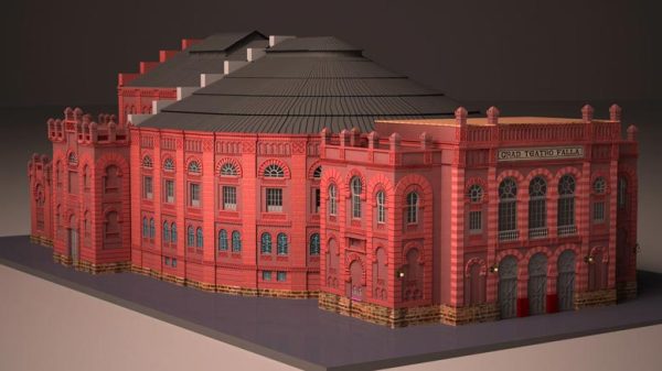 gran teatro falla exterior 3d