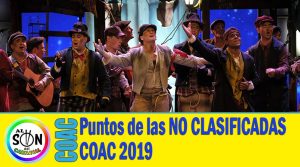 PUNTUACION DE LAS NO CLASIFICADAS COAC 2019