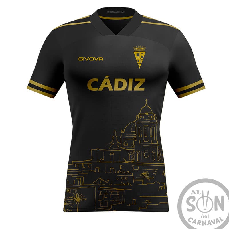 Camiseta Ciudad de Cádiz negra