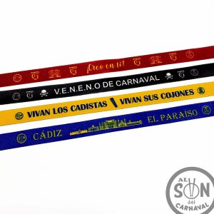 Pulseras de tela Carnaval de Cádiz