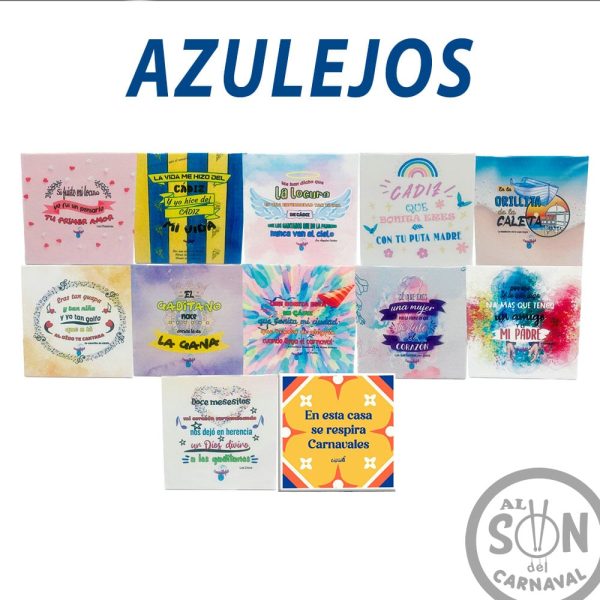 Azulejos del Carnaval de Cadiz