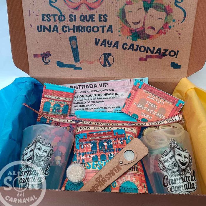 La caja del Falla 2026 - comparsista