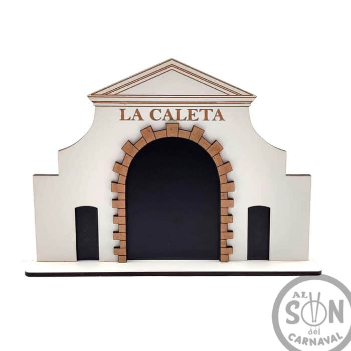 lamina puerta de la caleta en madera