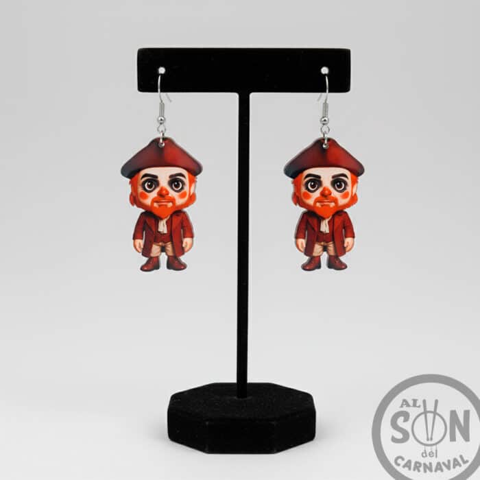 pendientes comparsa los duendes coloraos
