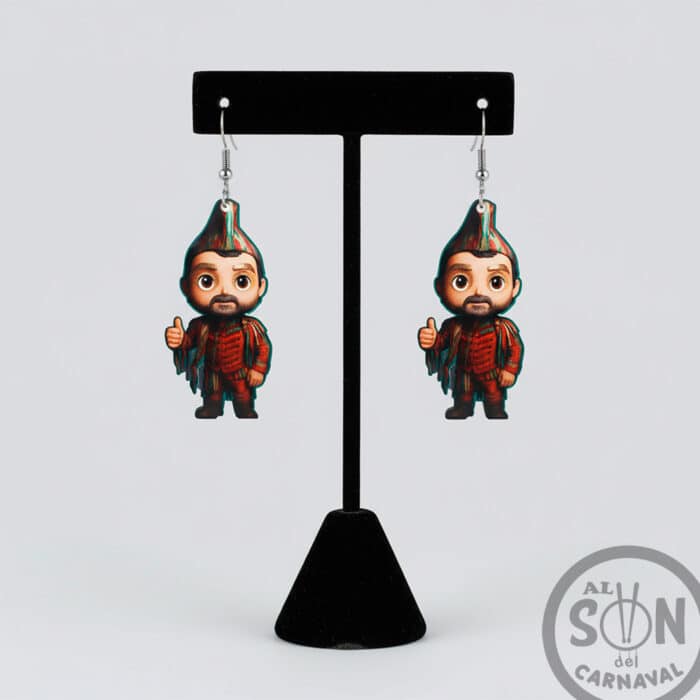 pendientes los cobardes de metacrilato (1)