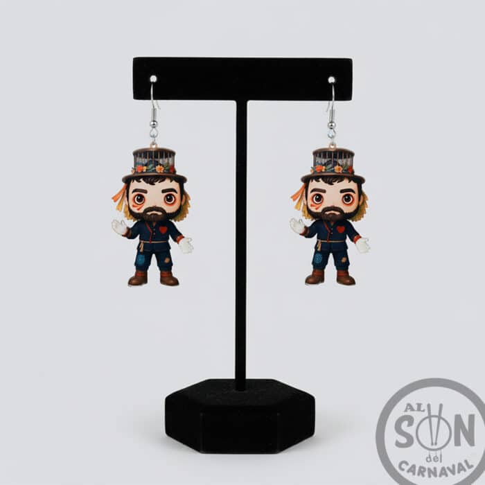 pendientes los esclavos de metacrilato