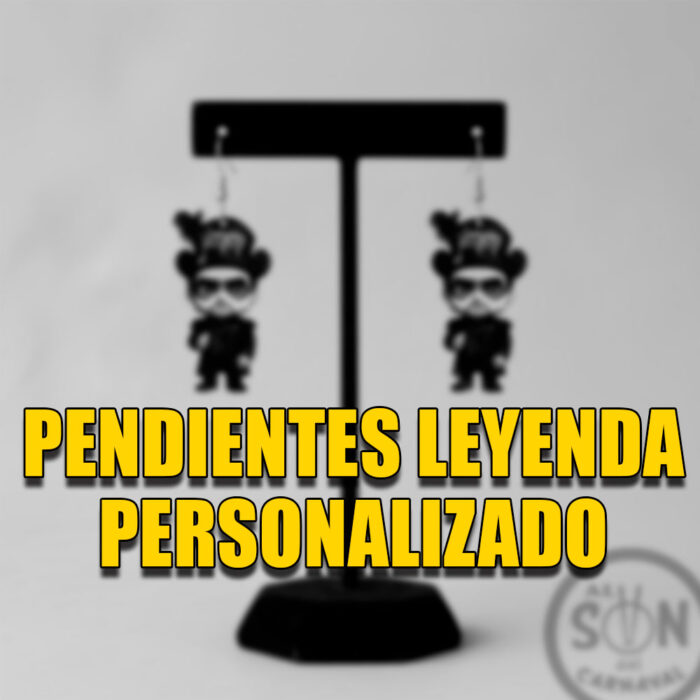 pendientes personalizado leyenda del falla