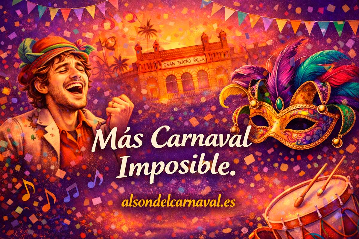tarjeta regalo mas carnaval imposible al son del carnaval