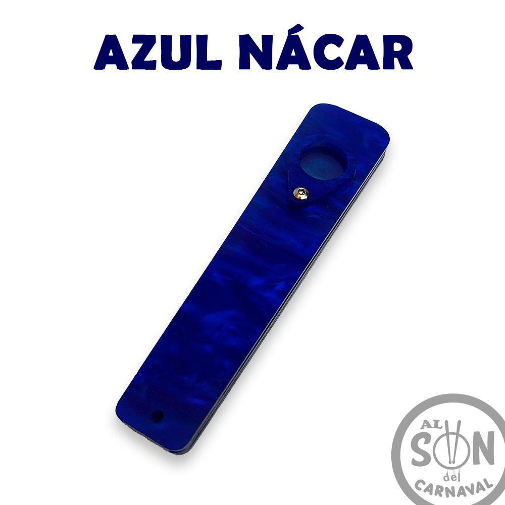 Pito de Carnaval de Metacrilato Nacarado Personalizado