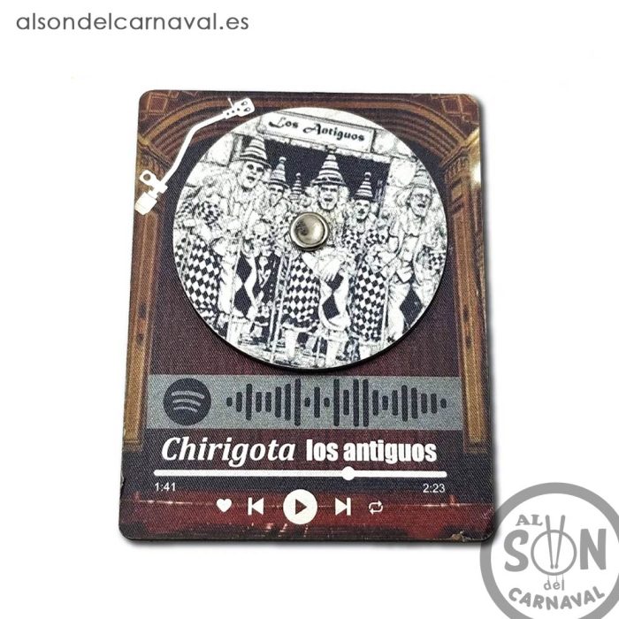 Imán de madera los antiguos