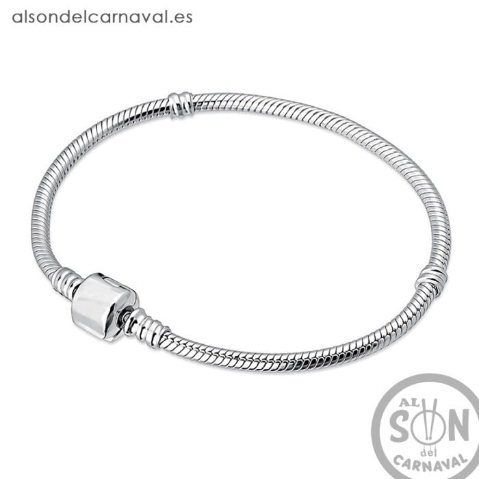 Pulsera de Plata de Ley para Charms