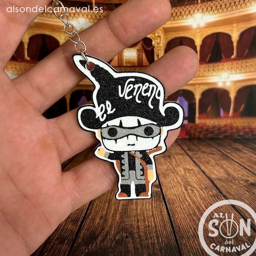 Llavero 2d capitan veneno juan carlos aragon