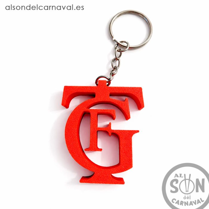 Llavero Logo GTF en 3D Gran Teatro Falla