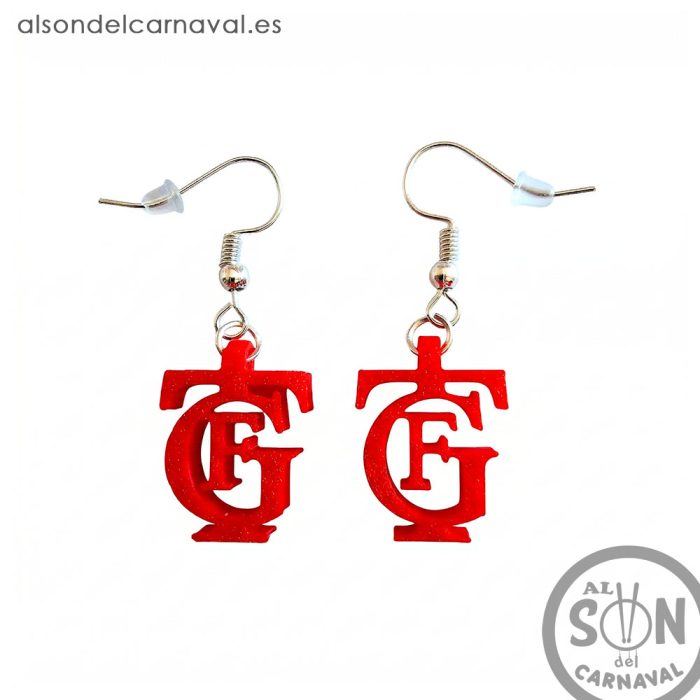 Pendientes en 3D GTF Gran Teatro Falla