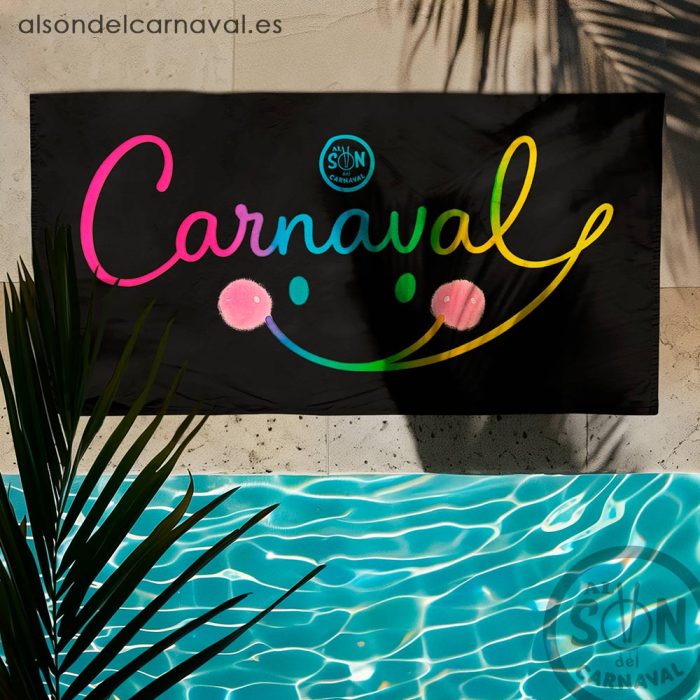 toalla sonrisa de carnaval