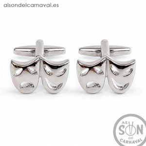 gemelos de carnaval mascaras de cobre