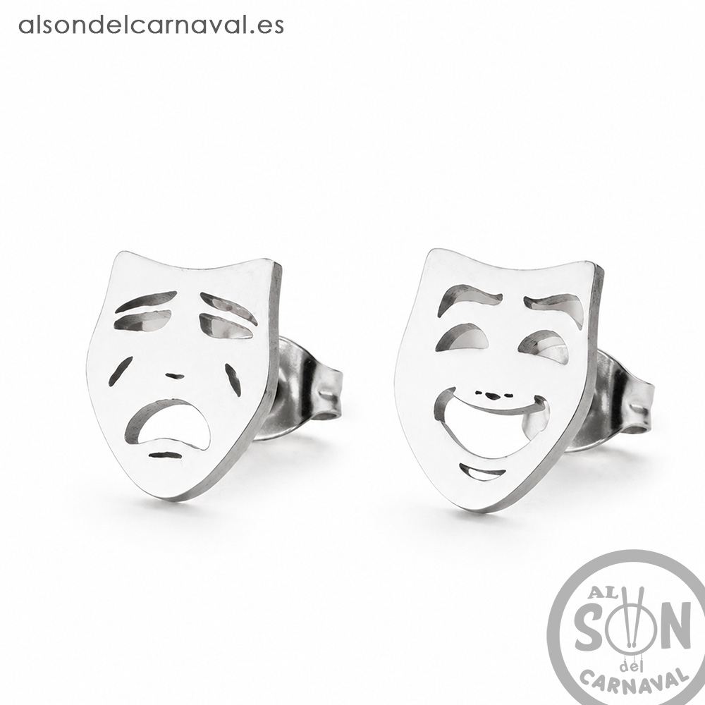 Pendientes Caretas de Carnaval