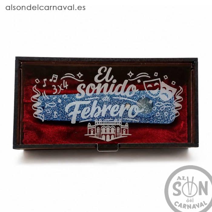 caja para pito de carnaval premium