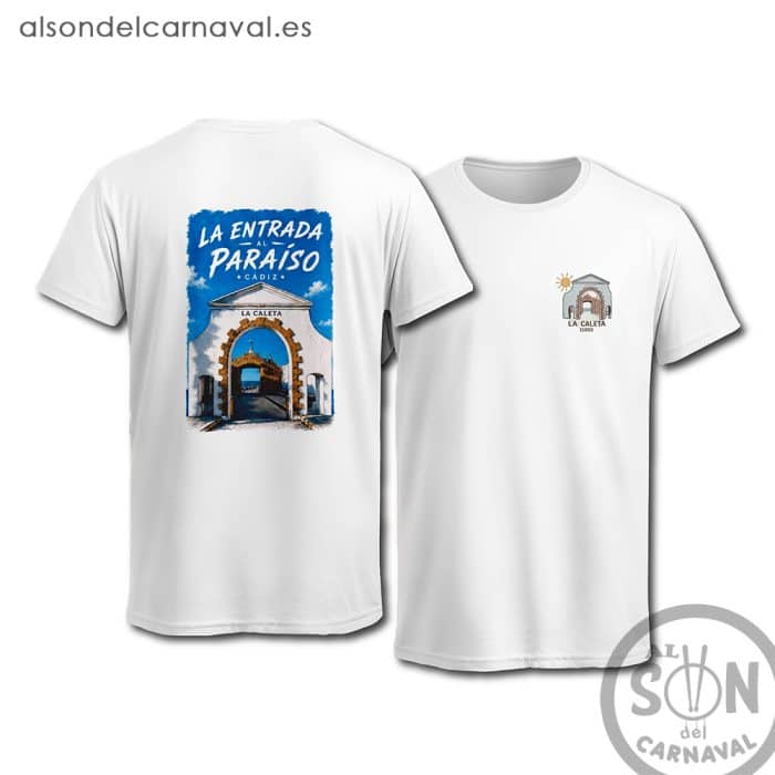 camiseta la entrada al paraiso