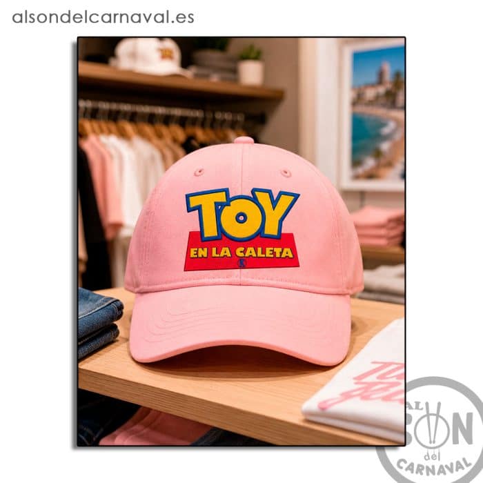 gorra toy en la caleta rosa