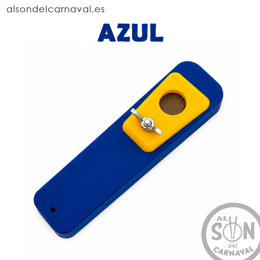 pito de carnaval en 3d Azul