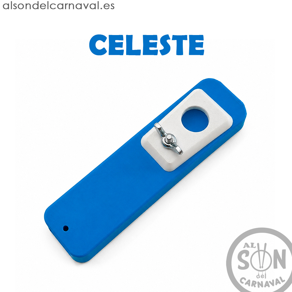 pito de carnaval en 3d celeste