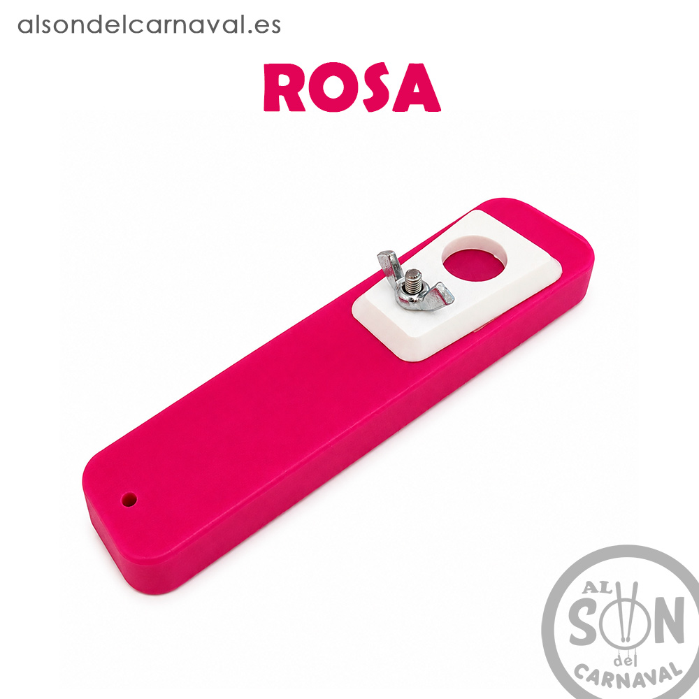pito de carnaval en 3d rosa