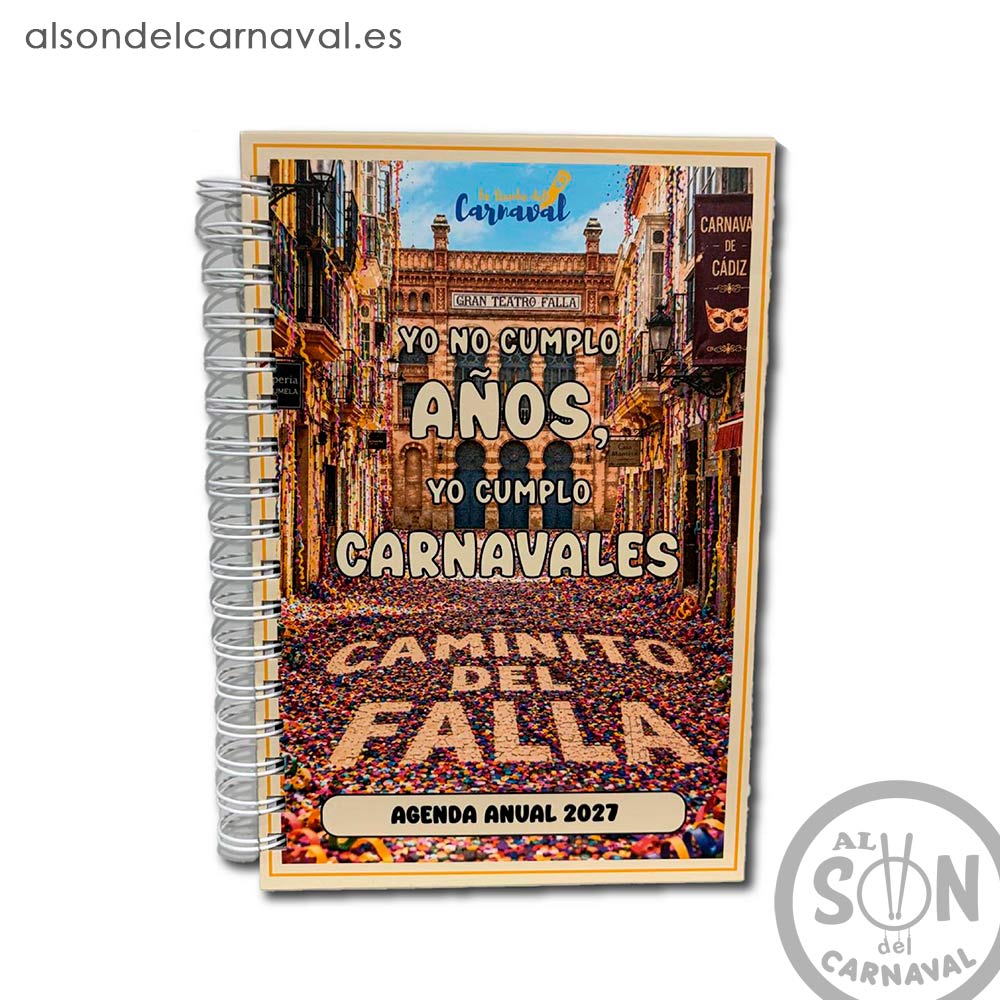 Agenda Anual 2027 Yo Cumplo Carnavales