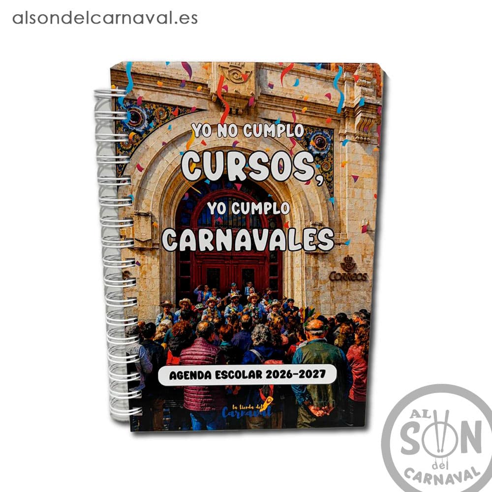 Pack Agenda Escolar + Pegatinas del Carnaval de Cádiz 2026/2027