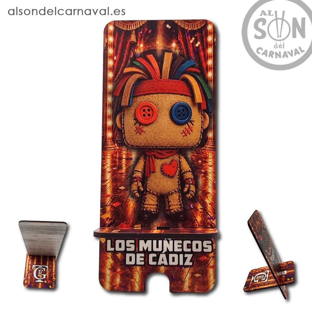 Soporte para móvil Los muñecos de Cádiz